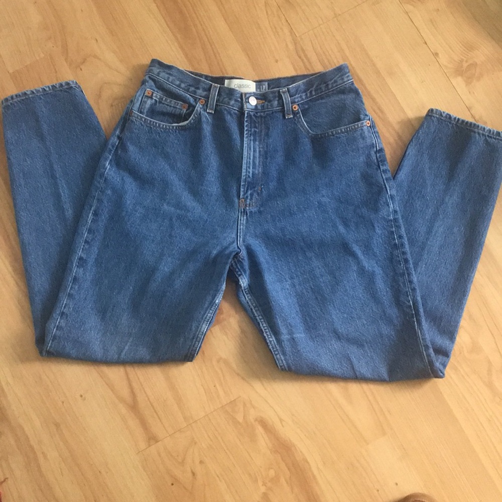 Vintage Gap High Waist Dark Wash Jeans